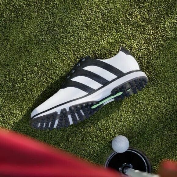 Adidas MC87 Z-Traxion Spikeless Men\'s Golf Shoes White Black IF2714 main image 6